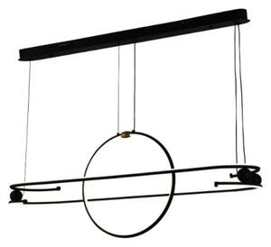 LED Stmívatelný lustr na lanku LED/95W/230V 3000-6500K + dálkové ovládání