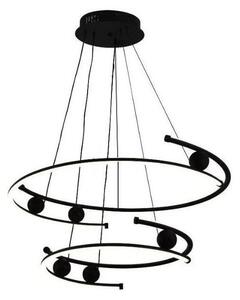 LED Stmívatelný lustr na lanku LED/80W/230V 3000-6500K + dálkové ovládání