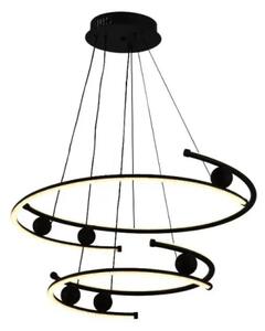 LED Stmívatelný lustr na lanku LED/80W/230V 3000-6500K + dálkové ovládání