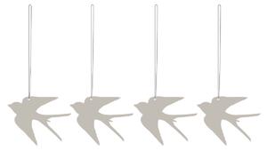 Velikonoční dekorace Deco Bird Sand - set 4 ks COOEE Design