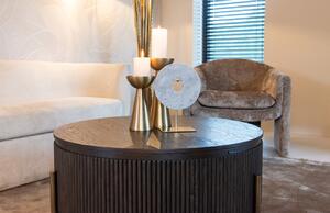 Hnědý dubový konferenční stolek Richmond Luxor 95 cm