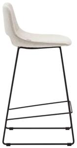 Béžová látková barová židle Kave Home Zahara 65 cm