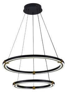 LED Stmívatelný lustr na lanku LED/130W/230V 3000-6500K + dálkové ovládání