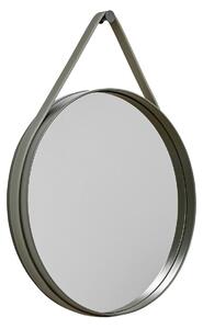 HAY Nástěnné zrcadlo Strap Mirror Ø50, Army