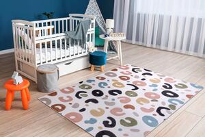 Dětský kusový koberec Fun Spots cream-120x170