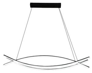 LED Stmívatelný lustr na lanku LED/70W/230V 3000-6500K + dálkové ovládání