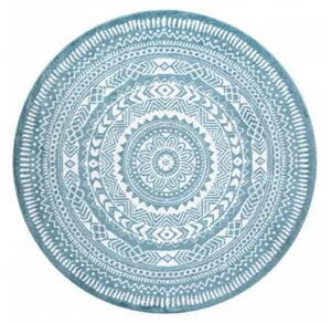 Dywany Łuszczów Kusový koberec Napkin blue kruh ROZMĚR: 140x140 (průměr) kruh
