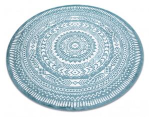 Dywany Łuszczów Kusový koberec Napkin blue kruh ROZMĚR: 100x100 (průměr) kruh