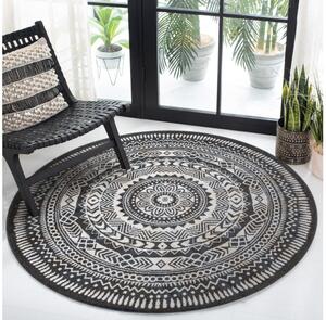 Dywany Łuszczów Kusový koberec Napkin black kruh - 140x140 (průměr) kruh cm