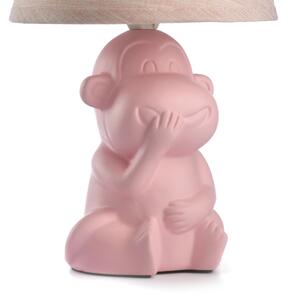 ONLI - Stolní lampa MONKEY 1xE14/6W/230V růžová
