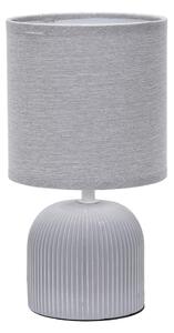 ONLI - Stolní lampa SHELLY 1xE27/22W/230V šedá 28 cm