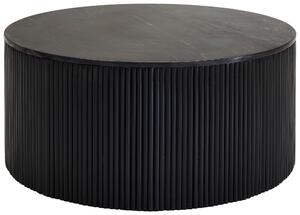 KONFERENČNÍ STOLEK, černá, dřevo, kámen, 90/40/90 cm MID.YOU, Online Only