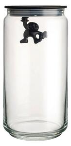 Kuchyňská dóza Gianni Little Man Black 1400 ml Alessi