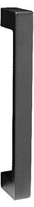 Dveřní madlo MP Asti 230 (BS - černá matná), Délka 230 mm210 mm, MP BS (černá mat)