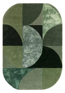 Tmavě zelený vlněný koberec 160x230 cm Forest – Asiatic Carpets