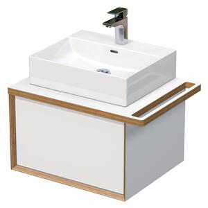 Intedoor Oxo Multi skříňka s umyvadlem na desku - OXO MULTI 60 1Z KDP Barva: 0606SG Bílá Lesk