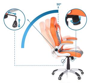 Hjh OFFICE Kancelářská / Herní židle Game Sport (oranžová) (100328580001)