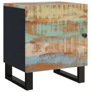 Noční stolek 40 x 33 x 46 cm masivní recyklované dřevo