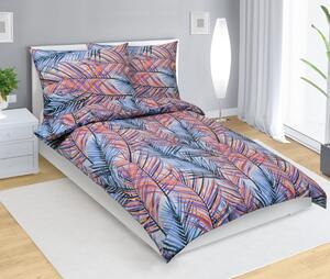 Povlečení bavlněné Modrá,Oranžová,Fialová 90/501