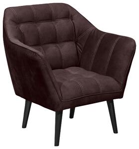 KOKTEJLOVÉ KŘESLO, textil, kompozitní dřevo, lilková MID.YOU - Křesla klasická, Online Only