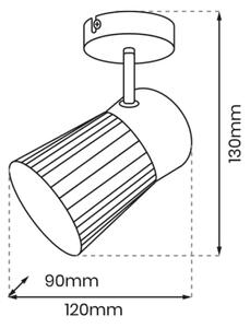 Bodové svítidlo BEST 1xE14/40W/230V černá