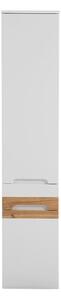 CMD COMAD - Koupelnová skříňka vysoká Galaxy White - bílá - 35x170x33 cm