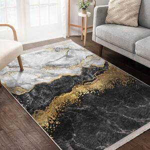 Černo-bílý pratelný koberec 160x230 cm – Mila Home