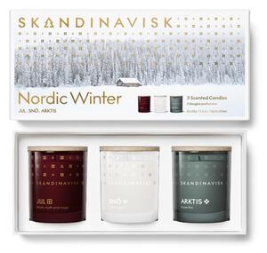 Dárková sada vonných svíček Nordic Winter - set 3 Skandinavisk