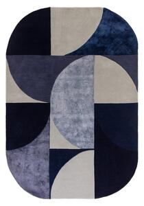Tmavě modrý vlněný koberec 160x230 cm Indigo – Asiatic Carpets