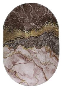 Pratelný koberec v hnědo-zlaté barvě 120x180 cm – Vitaus