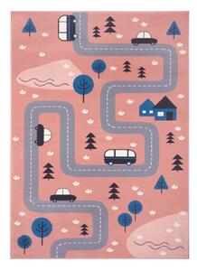Růžový dětský koberec 120x170 cm Adventures – Hanse Home