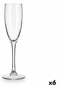 3804 Sklenka na šampaňské Luminarc Duero Transparentní Sklo (170 ml) (6 kusů)
