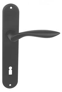 Dveřní kování MP Claudia - S (BS - Černá matná), klika-klika, Otvor pro obyčejný klíč BB, MP BS (černá mat), 72 mm