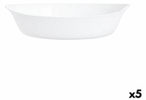 3804 Servírovací podnos Luminarc Smart Cuisine 32 x 20 cm Bílý Sklo (6 kusů)