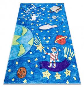 Dywany Łuszczów Dětský kusový koberec Bambino 2265 Rocket Space blue ROZMĚR: 80x150
