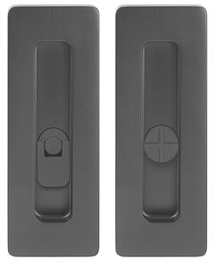 Mušle na posuvné dveře MP TI 4181 5S - WC (BS), MP BS (černá mat)