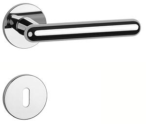 Dveřní kování MP Asteria - R 5S (OC - Chrom lesklý), klika-klika, Otvor pro obyčejný klíč BB, MP OC (chrom lesklý)