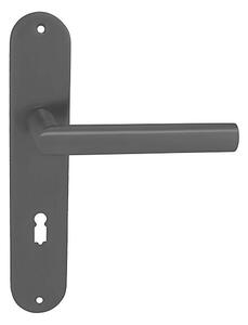 Dveřní kování MP Favorit - SO (BS - Černá matná), klika-klika, Otvor pro obyčejný klíč BB, MP BS (černá mat), 72 mm