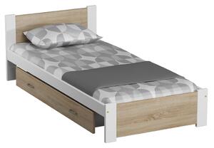 Dřevěná postel DMD 3, 90x200 + rošt ZDARMA