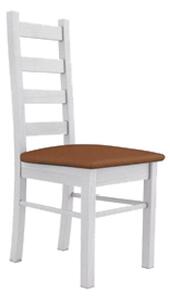Jídelní židle 43 MEX 10609, Dekor borovice Andersen/potah béžový