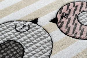 Dywany Łuszczów Dětský kusový koberec Petit Birds cream ROZMĚR: 140x190