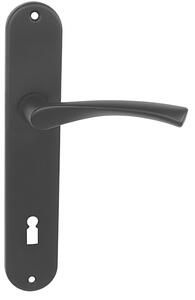 Dveřní kování MP Tornado - S (černá), klika-klika, Otvor pro obyčejný klíč BB, MP Černá, 90 mm