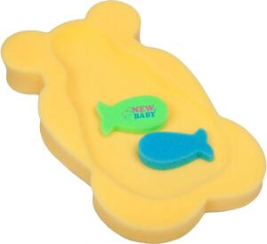 Pěnová podložka maxi New Baby BASIC medvěd žlutá