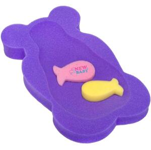 Pěnová podložka maxi New Baby BASIC medvěd fialová