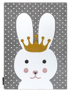 Dywany Łuszczów Dětský kusový koberec Petit Bunny grey ROZMĚR: 120x170