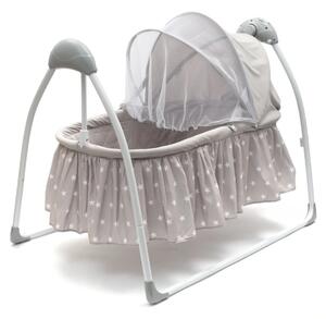 Dětská kolébka NEW BABY Swingy s melodiemi a časovačem
