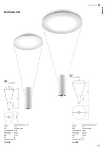 Redo 01-1971 - LED Stmívatelný lustr na lanku ESSENCE LED/36W/230V 3000K bílá