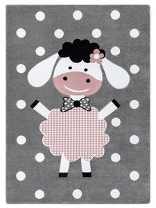 Dywany Łuszczów Dětský kusový koberec Petit Dolly sheep grey ROZMĚR: 160x220