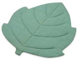 Mušelínová hrací deka New Baby Leaf mint