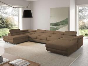 Rozkládací sedací souprava April U XL - Monolith 09 Varianta: Levá